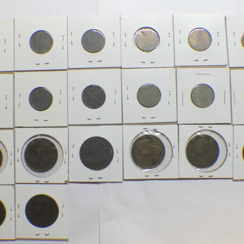 1873-1941 20 Pieces of Collection Coins Great Britian Victorian & GERMAN EMPIRE 1873-1941 20 Pieces of Collection Coins Great Britian Victorian & GERMAN EMPIRE