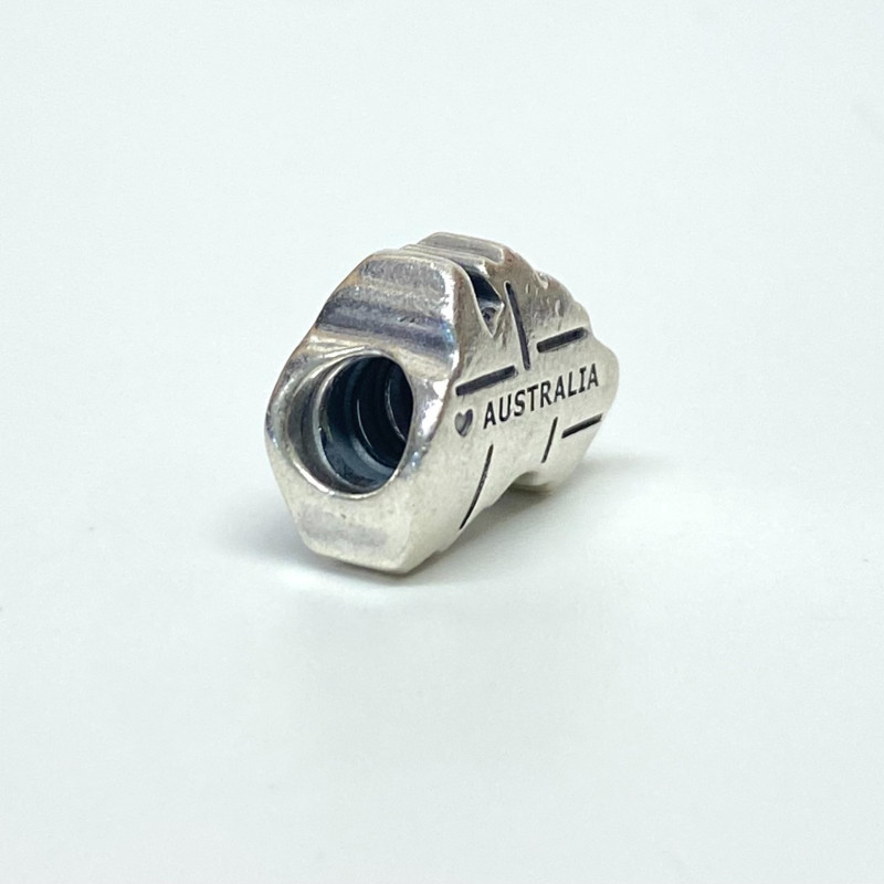 RARE Pandora Australia Map Charm – Retired 2013 Recalled Flag Error RARE Pandora Australia Map Charm – Retired 2013 Recalled Flag Error