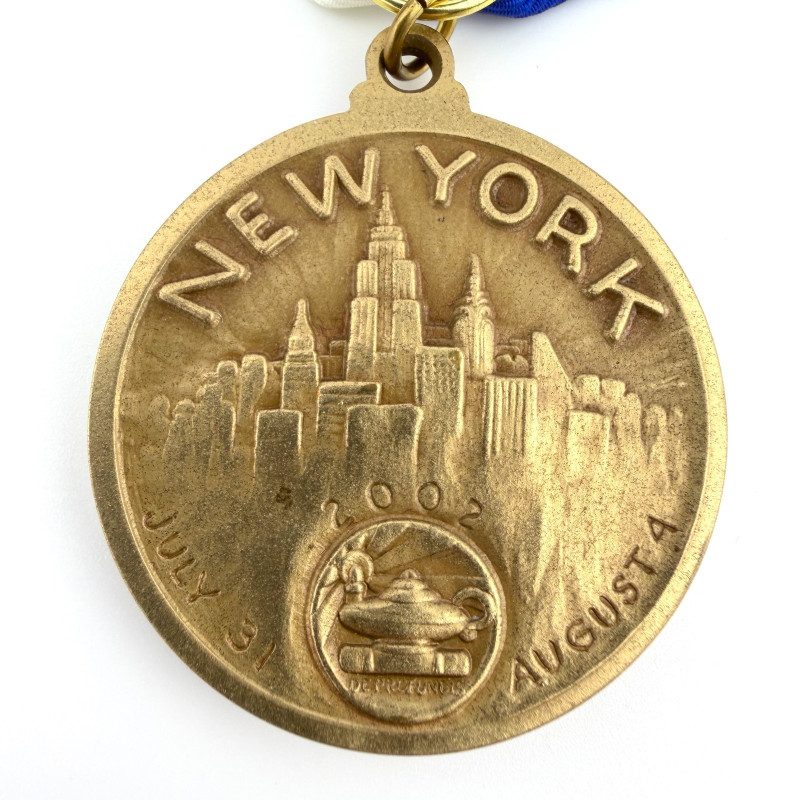 American Numismatic Association Convention 111th Ann. Small Medal NY 2002