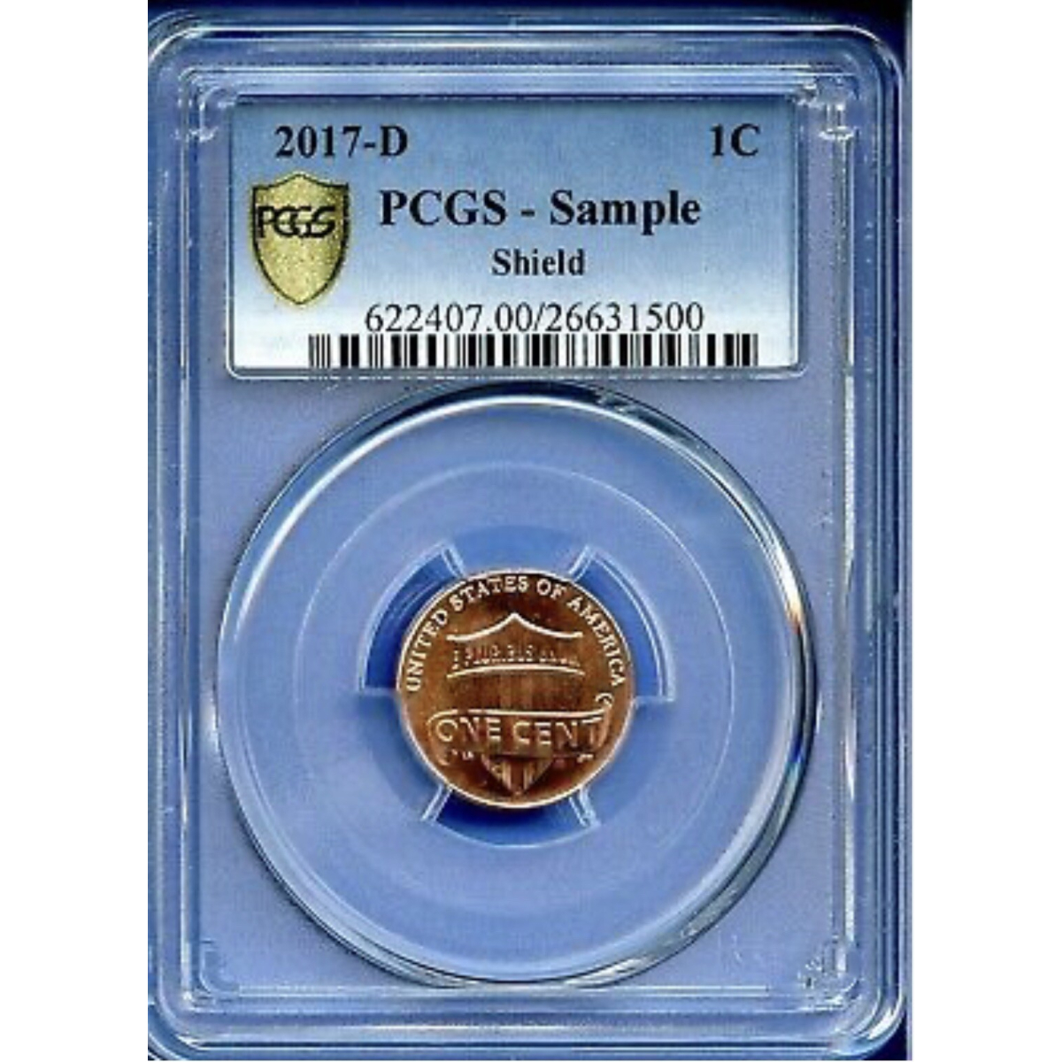 2017 D PCGS Lincoln Shield Cent 1c Penny US Mint Coin