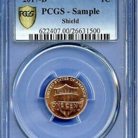 2017 D PCGS Lincoln Shield Cent 1c Penny US Mint Coin