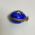 Small Antique Sterling Silver Enamel Egg Pendant (BLUE WITH STARS) Small Antique Sterling Silver Enamel Egg Pendant (BLUE WITH STARS)