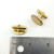 Brushed Finish Oval Cuff Links Men's Jewelry Gold Tone