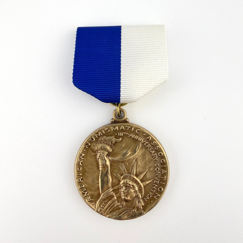 American Numismatic Association Convention 111th Ann. Small Medal NY 2002