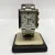 Rare Square Concord Swiss Chronograph LaScala Guilloc Date Dial,Sapphire Crystal
