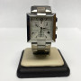 Rare Square Concord Swiss Chronograph LaScala Guilloc Date Dial,Sapphire Crystal