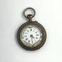 Antique Silver Pocket Watch Cylindre