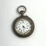 Antique Silver Pocket Watch Cylindre