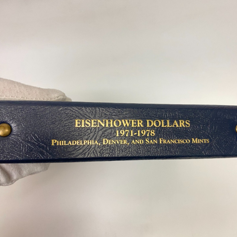 Whitman Album #9131 Eisenhower Dollar 32 Coins 1971 -1978 PDS