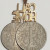 Unqiue 14K Call Home Words ON Two Ten Cents Coins Head Pendent Unqiue 14K Call Home Words ON Two Ten Cents Coins Head Pendent