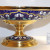 Magen David Floral Russian Silver 925 & 24k Gold Plated Bowl Enamel Filigree