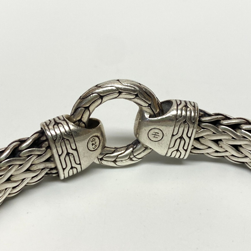 John Hardy Classic Chain Ring Clasp 11 mm, 8.25 in Sterling Silver 925 Bracelet John Hardy Classic Chain Ring Clasp 11 mm, 8.25 in Sterling Silver 925 Bracelet