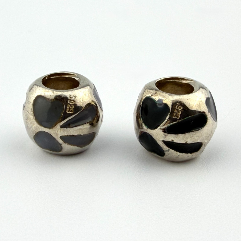 925 Sterling Silver Charm Necklace Style 18" -19.5" 20 charms