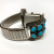Sterling Silver and Turquoise Arenix Watch Japan Movement Sterling Silver and Turquoise Arenix Watch Japan Movement