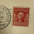 1732 2 Cent George Washington Postage Stamp On Post Card #RED