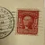 1732 2 Cent George Washington Postage Stamp On Post Card #RED