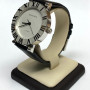 Tiffany & Co Atlas Large Sterling Silver Round Mechanical Watch
