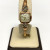 Vintage Ladies GRUEN VERI-THIN Watch 14K Gold 2 Diamonds Swiss Made 17 Jewel