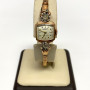 Vintage Ladies GRUEN VERI-THIN Watch 14K Gold 2 Diamonds Swiss Made 17 Jewel
