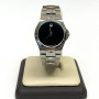 MOVADO Black Dial Stainless Steel Luxury Swiss Quartz Watch
