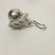 Silver Clip-On Earrings CZ and Faux Perl
