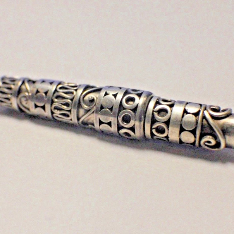 Vintage Silver Gold Plated Gem Stone Pen !!!! Vintage Silver Gold Plated Gem Stone Pen !!!!
