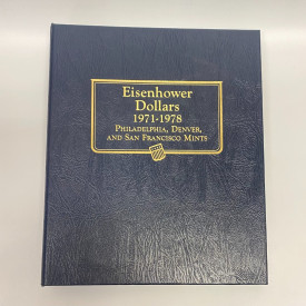 Whitman Album #9131 Eisenhower Dollar 32 Coins 1971 -1978 PDS