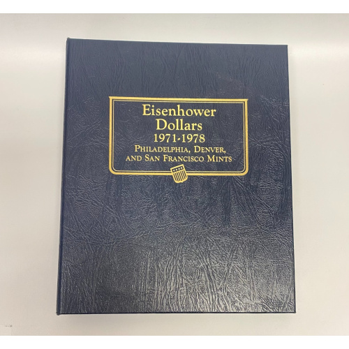 Whitman Album #9131 Eisenhower Dollar 32 Coins 1971 -1978 PDS