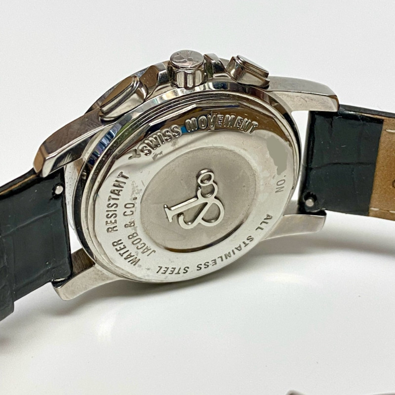 Jacob & Co Chrono 38 mm Swiss Quartz Men's Watch Jacob & Co Chrono 38 mm Swiss Quartz Men's Watch