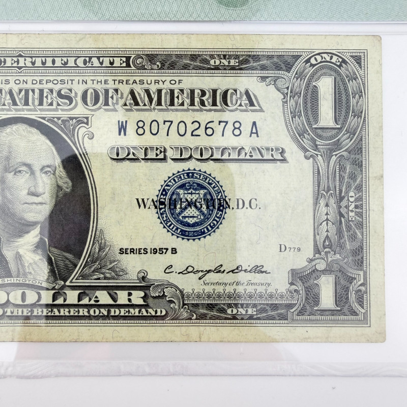 1957B $1 Silver Certificate Fr. 1621 WA Block PMG 30 Granahan/Dillon W80702678A