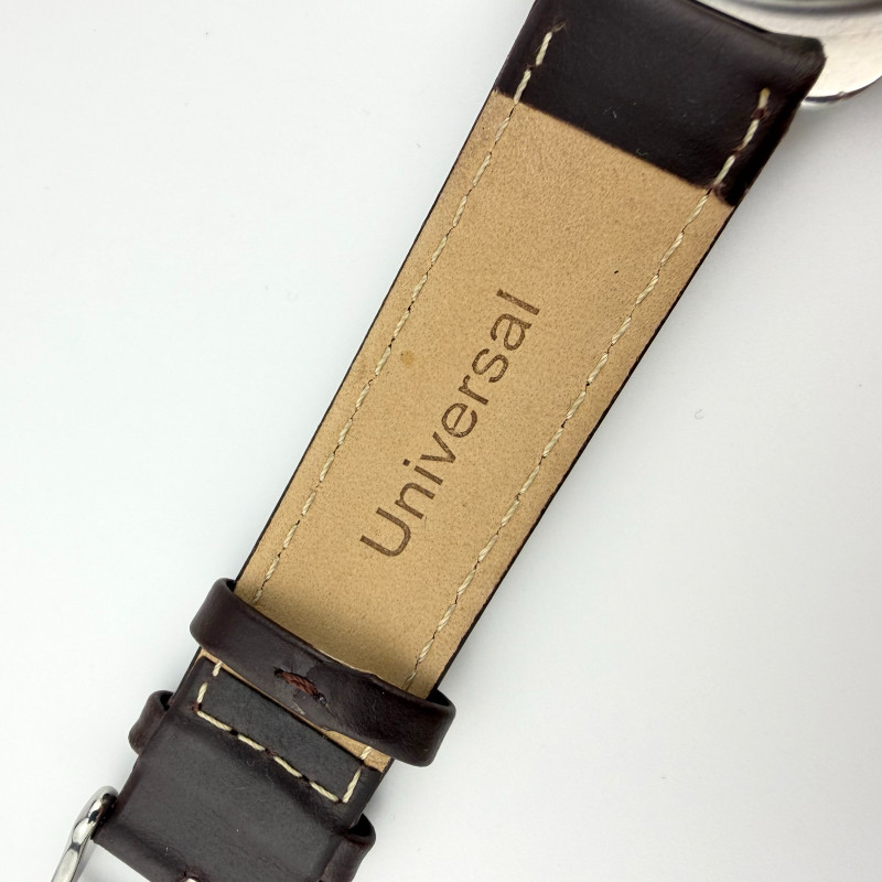 Victorinox Swiss Army Chronograph Men's Watch Stainless St. Brown Leather Strap