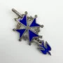Vintage Huguenot Protestant Church Symbol Dove Royal Society Charm Fob Pendant
