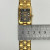 Watch Men Stainless Steel Gold toned Battery Date Black Quartz, 26mm Watch Men Stainless Steel Gold toned Battery Date Black Quartz, 26mm