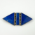 Vintage Signed SHA Sterling Silver Mexico Lapis Lazuli Marcasites Brooch