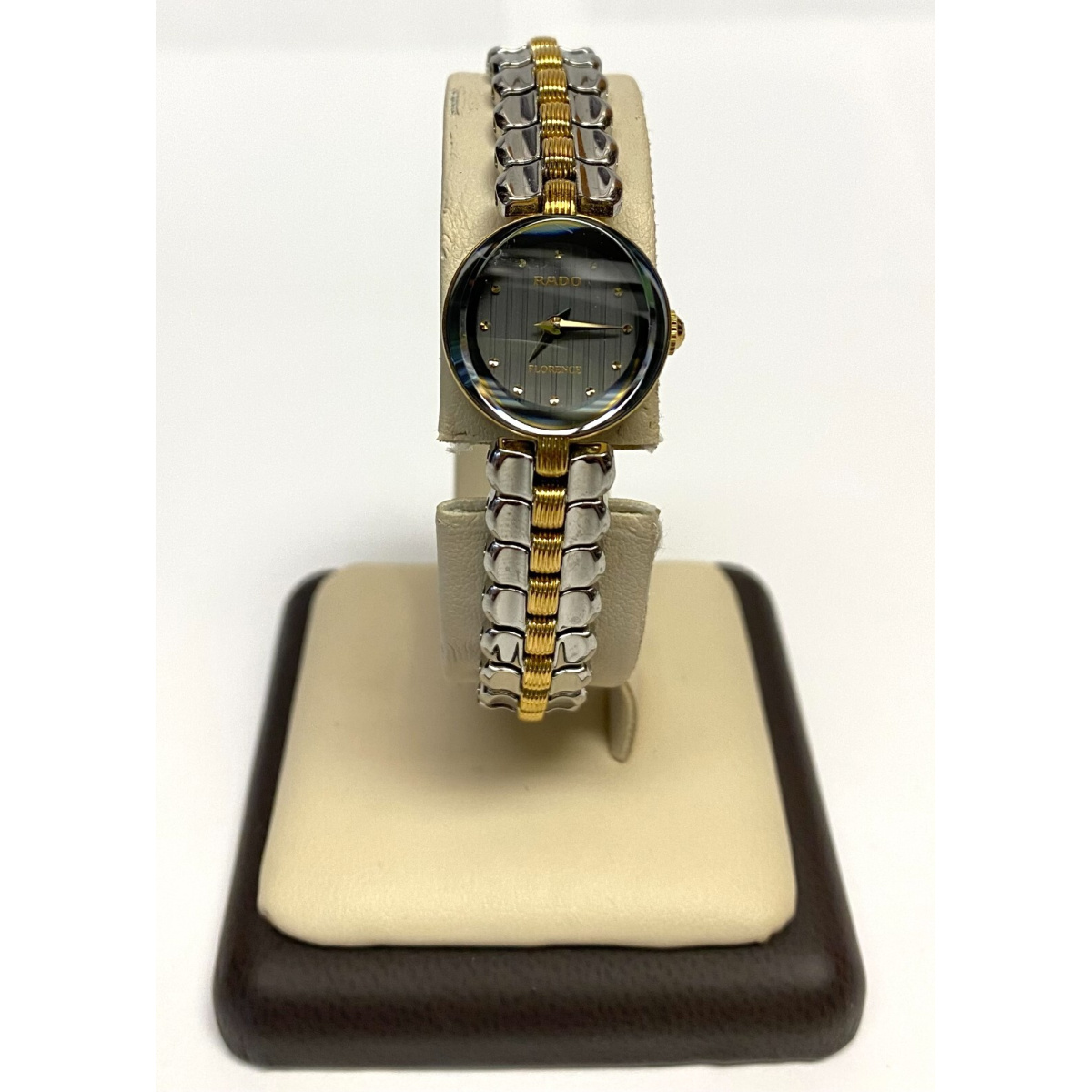 RADO Florence Stainless Steel Gray Dial Two-Tone Women's Quartz Watch, 18 mm