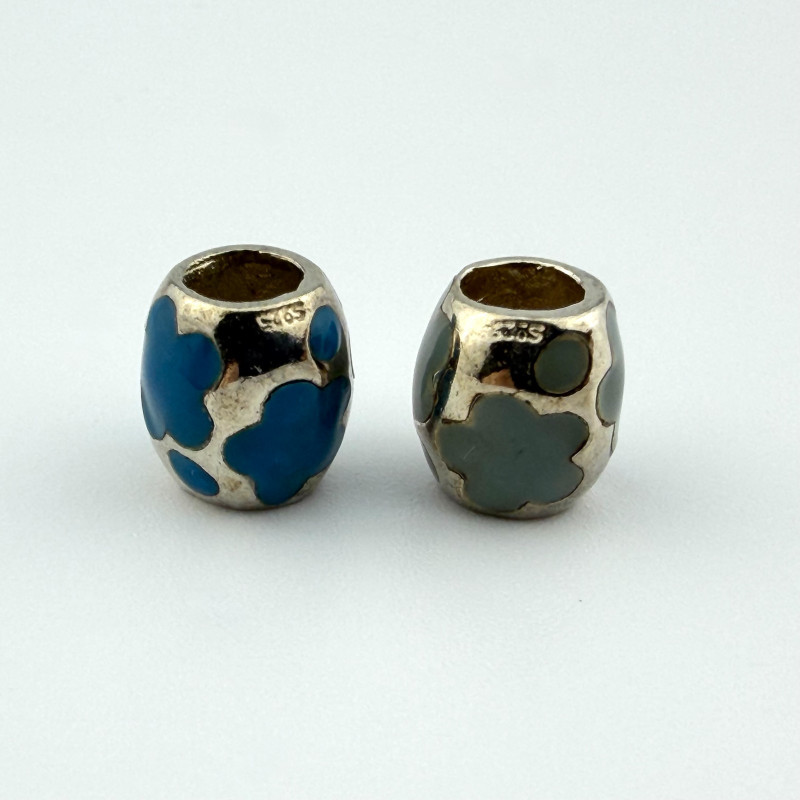 925 Sterling Silver Charm Necklace Style 18" -19.5" 20 charms