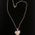 Crystals From Swarovski Puffed Heart Pendant Necklace Crystals From Swarovski Puffed Heart Pendant Necklace