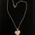 Crystals From Swarovski Puffed Heart Pendant Necklace