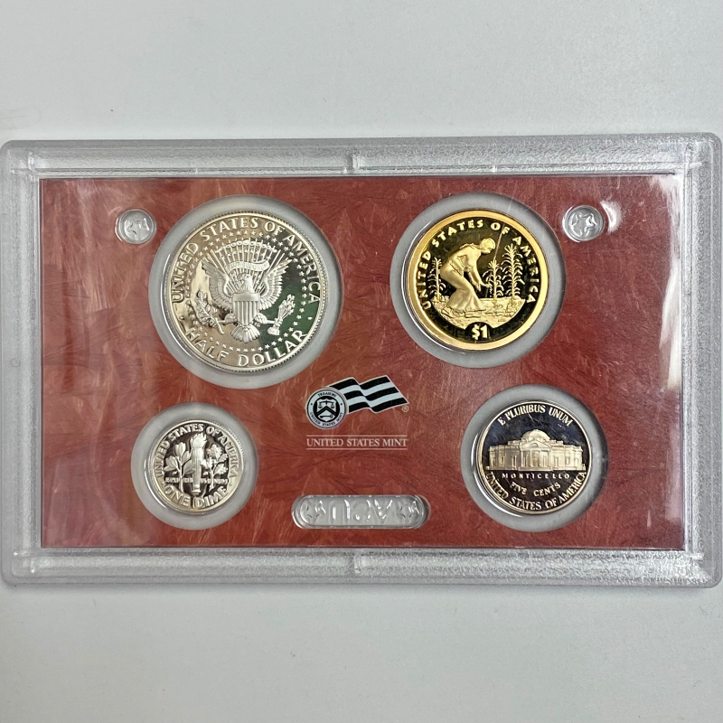 2009 US Mint Silver Proof Set 4 Pieces 1$, 50C, 10C, 5C