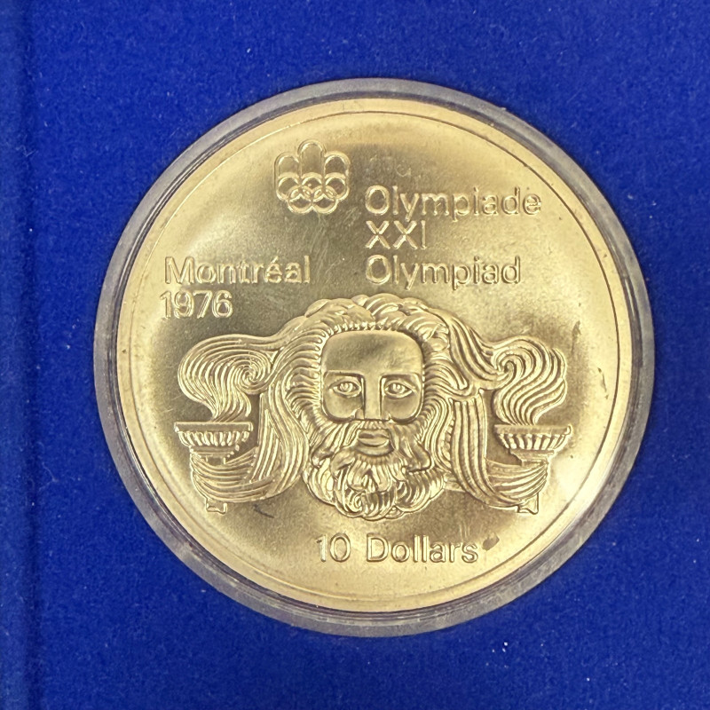 1976 Montreal Olympics Series II Olympic Motifs 4-Coin Sterling Silver Set Canad