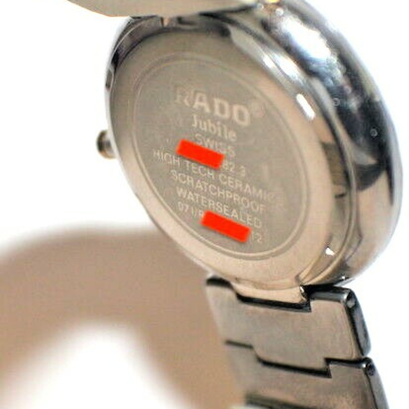 Rado Jubile Gold Plated Bezel Hi Tech Ceramic Scratch Proof Water Sealed Watch