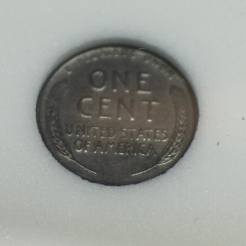 1943 LINCOLN STEEL 1c . W.W.II EMERGENCY ISSUE. INB