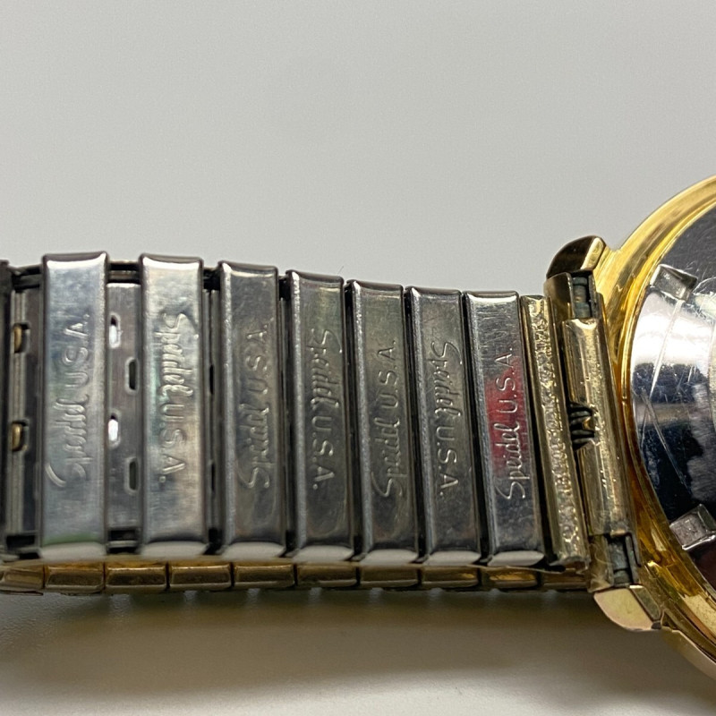 Vintage Hamilton Gold Plated Wristwatch Watch 1970's Automatic Dateline 64029-4 Vintage Hamilton Gold Plated Wristwatch Watch 1970's Automatic Dateline 64029-4