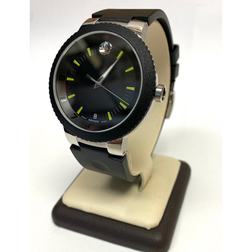 MOVADO Sport Edge Men's Stainless Steel Sapphire Crystal luminescent hands Watch