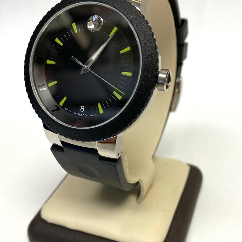 MOVADO Sport Edge Men's Stainless Steel Sapphire Crystal luminescent hands Watc