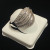 STERLING SILVER WHITE DIAMONDS 1.00CTW RING SIZE 11