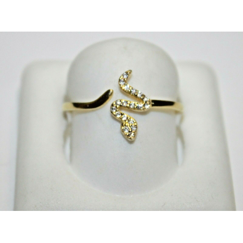 Shashi Snake Design Shape Ring Women Ring Size 7 GOLD TONE Shashi Snake Design Shape Ring Women Ring Size 7 GOLD TONE