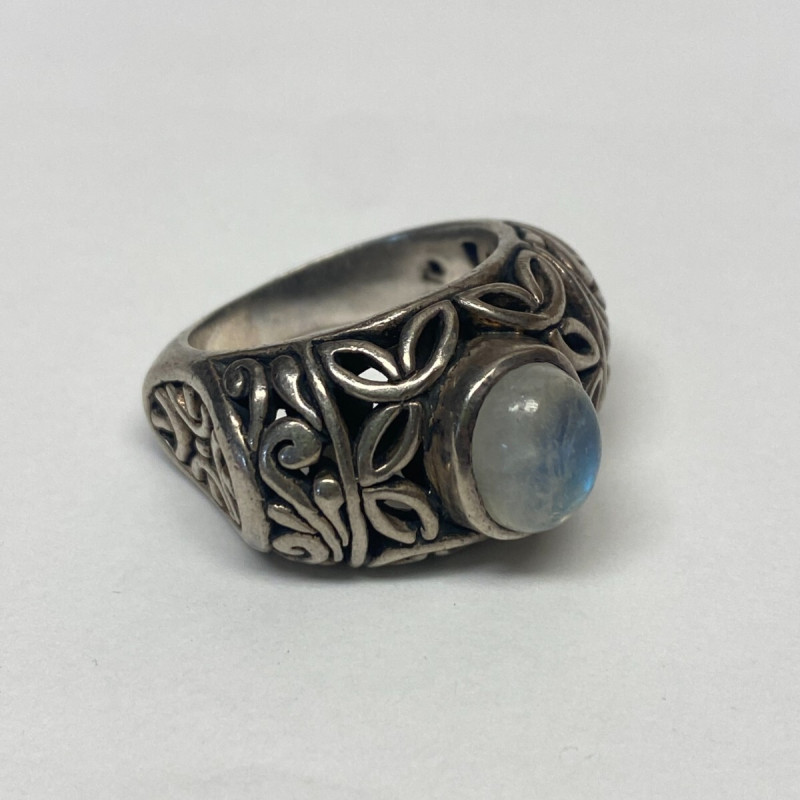 Samuel Behnam BJC Sterling Silver Moonstone Ring, size 10