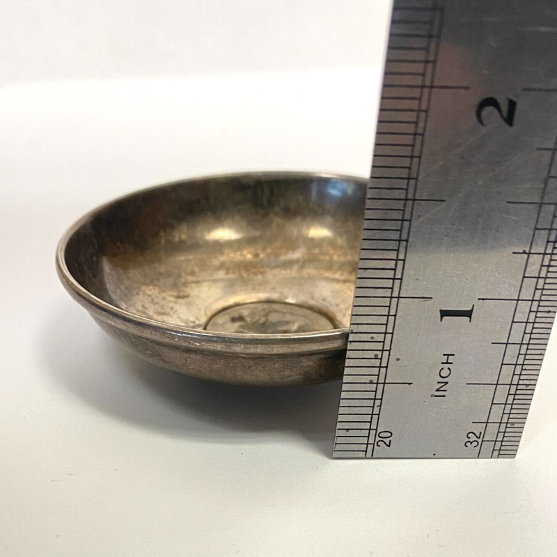 Vintage 760 Sterling Silver 1967 Washington Quarter Coin Bowl Dish Vintage 760 Sterling Silver 1967 Washington Quarter Coin Bowl Dish