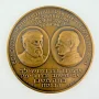1965 ISRAEL HISTORICAL CITIES EDMOND DE ROTHSCHILD FATHER STATE MEDAL BRONZE